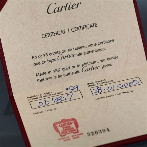 cartier authenticity certificate|is my cartier watch real.